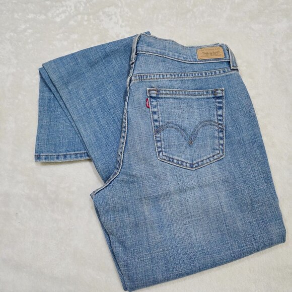 Levi's Boot Cut 515 Jeans Discontinued Mid-Rise Stretch Denim Blue 6 ☆ SOLD ☆ - Picture 6 of 11